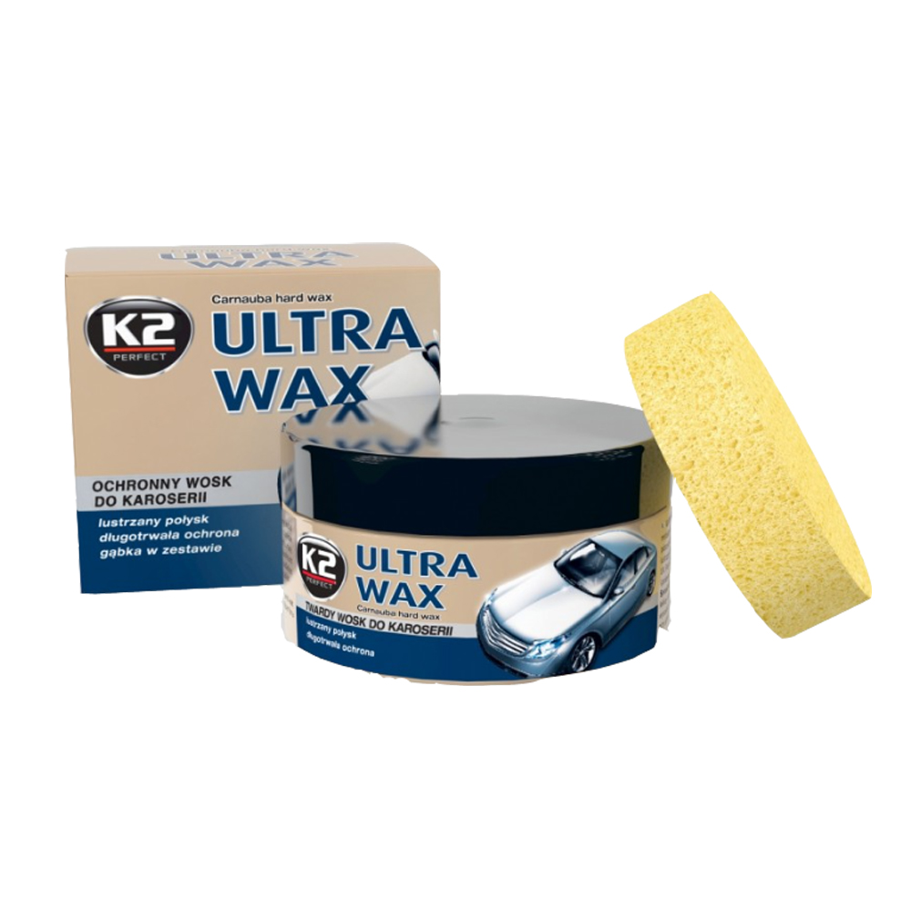 Obrázok K2 Vosk Carnauba Ultra Wax + hubka 250 ml